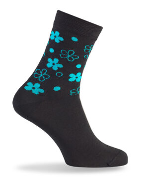 Ženska visoka nogavica rožica 5