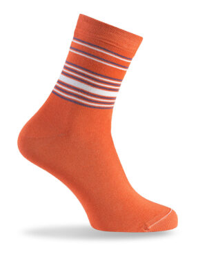 Ženska visoka nogavica fine črte